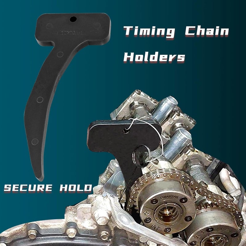 Yuesstloo Camshaft Phaser Timing Chain Tool, Camshaft Holding Tool Crankshaft Pulley Wrench Compatible with VW Chrysler Dodge 3.6L Pentastar Engine, Replace 10369 10200A 10202 10198A 2025200090 - Image 4